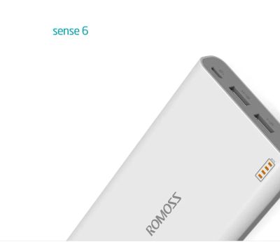 Лот: 4887732. Фото: 1. POWER BANK Romoss Sense 6 емкость... Внешние, портативные аккумуляторы для смартфонов (Power bank)