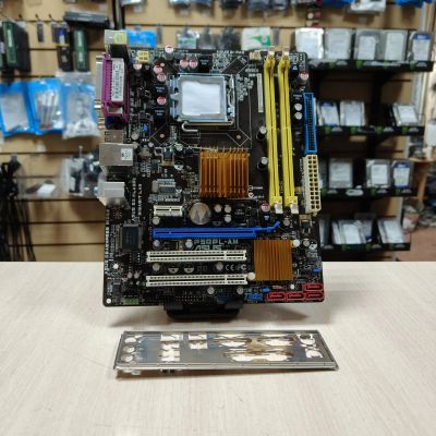 Лот: 24611941. Фото: 1. Мат. плата ASUS P5QPL-AM /LGA775... Материнские платы