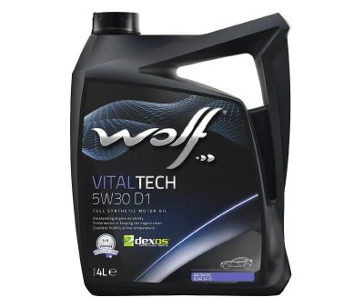 Лот: 16495082. Фото: 1. Масло WOLF VITALTECH D1 5W30 4л... Масла, жидкости