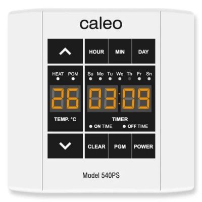 Лот: 14592120. Фото: 1. Терморегулятор Caleo 540 PS (Накладной... Тёплый пол