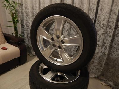 Лот: 3787118. Фото: 1. Комплект лета R16 Toyota + Michelin... Шины на дисках