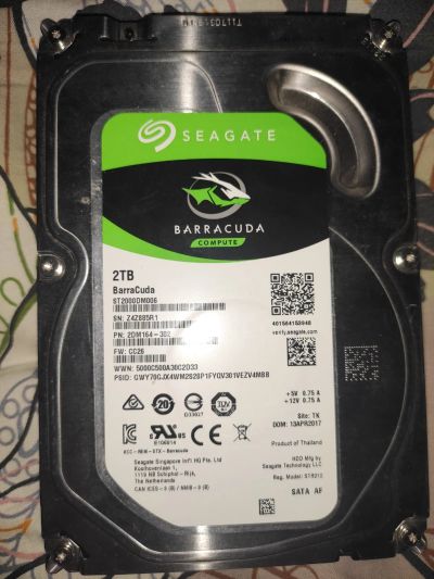 Лот: 17950439. Фото: 1. 2 ТБ Жесткий диск 3,5" Seagate... Жёсткие диски (HDD)