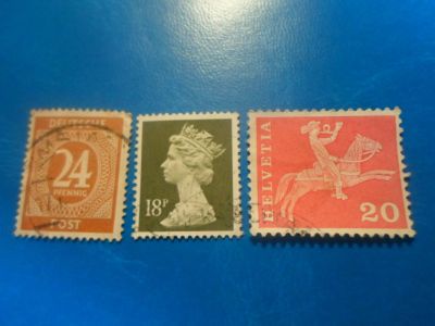 Лот: 17536068. Фото: 1. 3 марки-одним лотом,цена за все... Марки