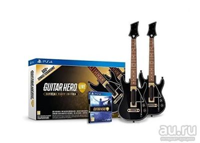 Лот: 11853292. Фото: 1. Guitar Hero Live для PS4 Две Гитары... Игры для консолей