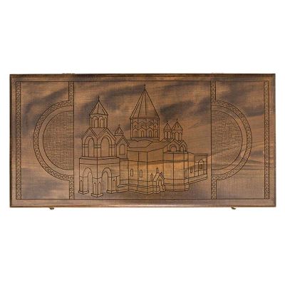 Лот: 22372411. Фото: 1. Нарды резные Ustyan Орнамент-3. Шахматы, шашки, нарды