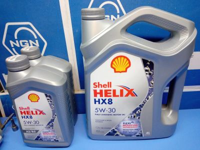Лот: 19614933. Фото: 1. Масло моторное Shell Helix HX8... Масла, жидкости