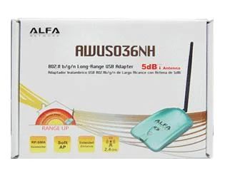 Лот: 3117340. Фото: 1. Alfa Network AWUS036NH c дополнительной... Сетевые карты