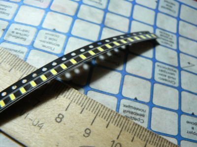 Лот: 11579314. Фото: 1. Светодиод SMD 3014 белого свечения... Светодиоды
