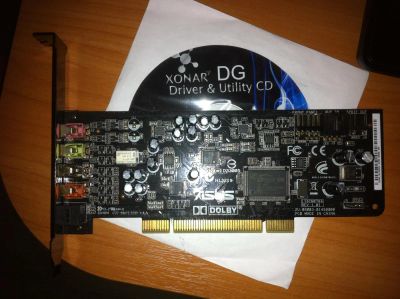 Лот: 6850568. Фото: 1. Звуковая карта ASUS XONAR DG... Звуковые карты