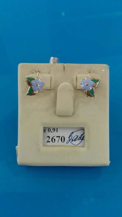 Лот: 9267024. Фото: 1. Серьги арт. к5-7. Серьги, каффы