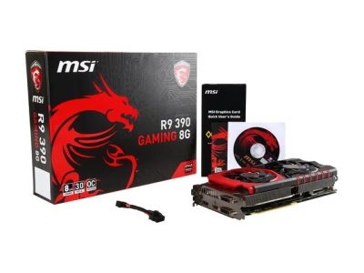 Лот: 6827692. Фото: 1. MSI R9 390, 3 года гарантии. Видеокарты