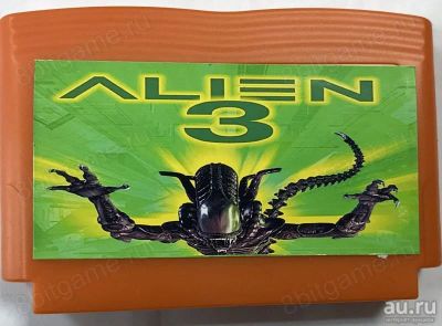 Лот: 13344060. Фото: 1. ALIEN 3 картридж 8-bit + , Игра... Игры для консолей