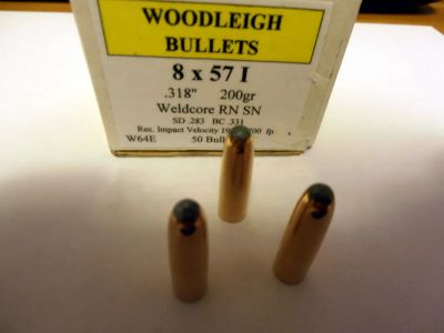 Лот: 8085967. Фото: 1. Пуля .318 Woodleight Bullets 8... Патроны