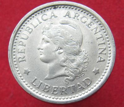 Лот: 15301013. Фото: 1. Аргентина 1 песо, 1958г. Остальные страны