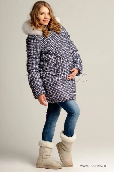Лот: 8235474. Фото: 1. Зимняя куртка для беременных Modress... Верхняя одежда