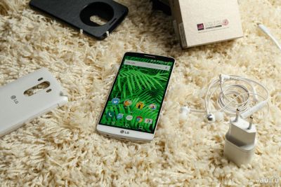 Лот: 8147193. Фото: 1. LG G3 White LTE в идеальном состоянии. Смартфоны