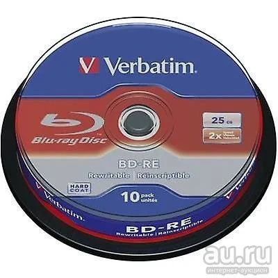 Лот: 13216628. Фото: 1. Диск BD-RE Verbatim 25 Gb, 2x... CD, DVD, BluRay