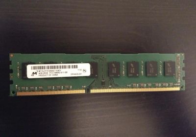 Лот: 11150640. Фото: 1. Micron 4 Gb DDR3 PC3-10600 1333... Оперативная память