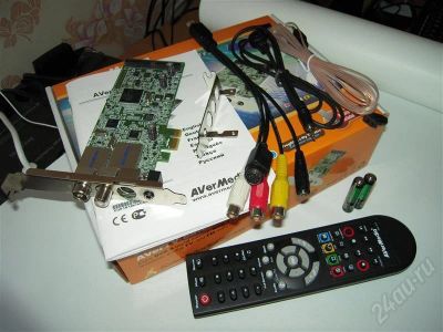 Лот: 334378. Фото: 1. TV-тюнер AVerTV Satellite Trinity... ТВ-тюнеры и карты захвата