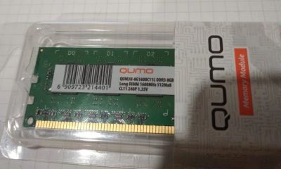 Лот: 16437241. Фото: 1. Оперативная память Qumo DDR3... Оперативная память