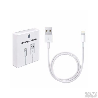 Лот: 16168687. Фото: 1. USB кабель iPhone MD818ZM/A Original... Дата-кабели, переходники