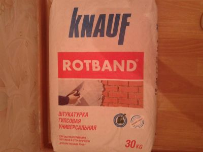 Лот: 3451664. Фото: 1. Штукатурка Rotband 30 кг. Смеси, шпатлевки, цемент