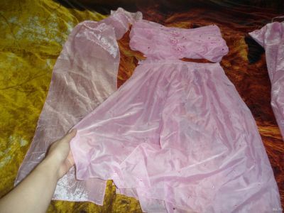 Лот: 16548458. Фото: 1. Платье в пол, розовое. Ручная... Платья, сарафаны