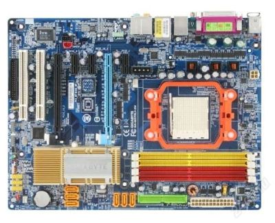 Лот: 1262729. Фото: 1. материнская плата gigabyte ga-m57sli-s4. Материнские платы