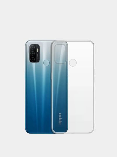 Лот: 19828216. Фото: 1. Чехол Oppo A53 Силикон Прозрачный... Чехлы, бамперы