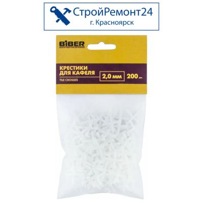 Лот: 25729726. Фото: 1. Крестики для кафеля Biber 2 мм... Расходные материалы, сменные насадки
