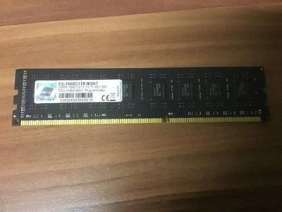Лот: 12018912. Фото: 1. G.Skill 8GB DDR3 PC3-12800 1600... Оперативная память