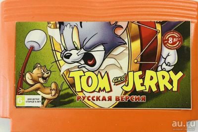 Лот: 13344149. Фото: 1. TOM & JERRY (русская версия) картридж... Игры для консолей