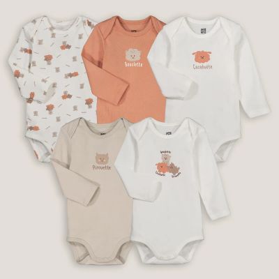 Лот: 24217011. Фото: 1. Комплект из пяти боди с LaRedoute. Ползунки, распашонки, слипы
