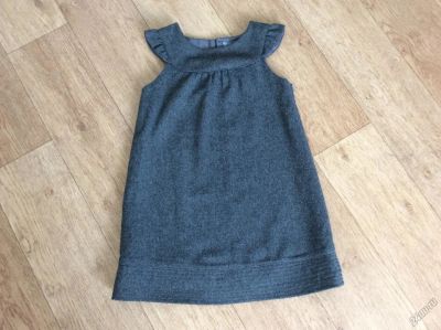 Лот: 5694746. Фото: 1. Шерстяной сарафан Zara серый р-р128. Платья, сарафаны