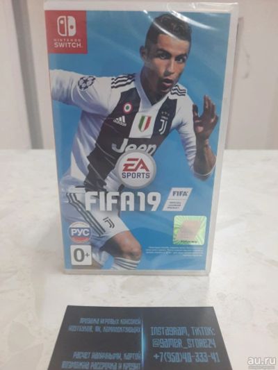 Лот: 18227538. Фото: 1. Новый FIFA 19. Оригинальный картридж... Игры для консолей