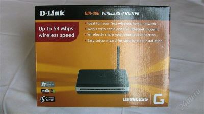Лот: 2752815. Фото: 1. Wi-Fi точка доступа D-link DIR-300. Маршрутизаторы (роутеры)