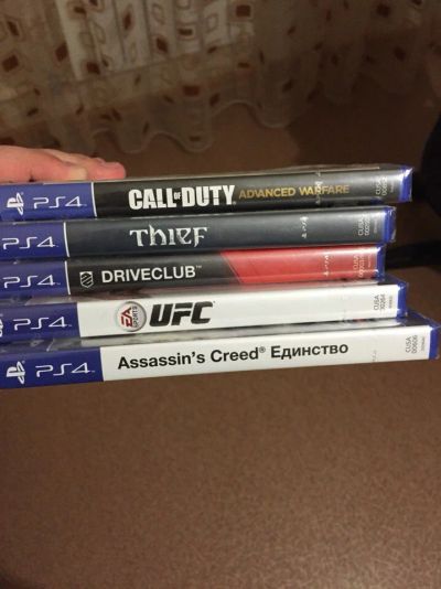 Лот: 7451687. Фото: 1. 5 НОВЫХ игр на Playstation 4... Игры для консолей