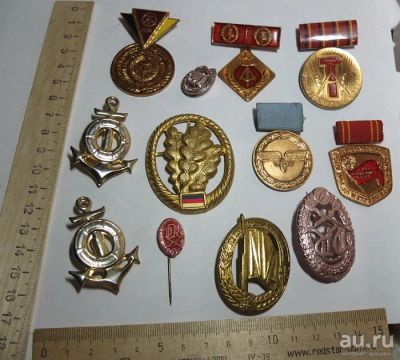 Лот: 17392296. Фото: 1. медали и знаки ГДР, подборка. Юбилейные