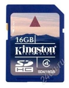 Лот: 1236909. Фото: 1. Secure Digital 16Gb HC Class4... Карты памяти