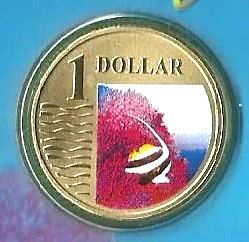 Лот: 7817921. Фото: 1. Австралия. 1 доллар 2007 г. Ocean... Австралия и Океания