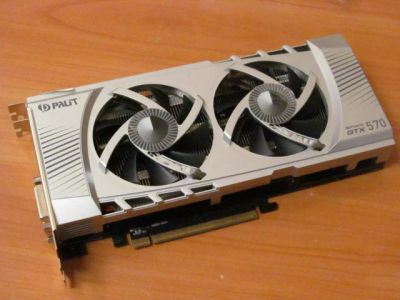 Лот: 9120069. Фото: 1. GeForce GTX570 Palit Sonic Platinum... Видеокарты