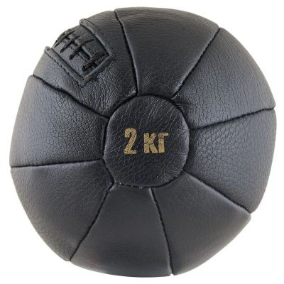 Лот: 22372369. Фото: 1. Медбол 2кг FS№2000 черный. Фитнес, аэробика и гимнастика
