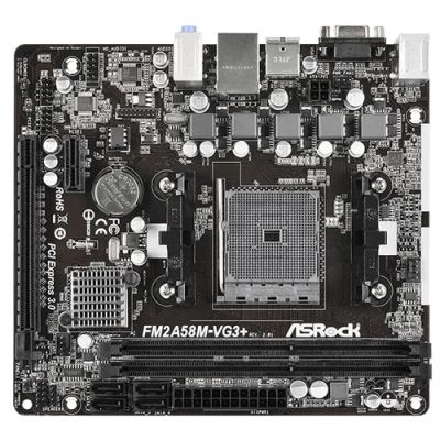 Лот: 10569809. Фото: 1. Материнская плата ASRock fm2+. Материнские платы