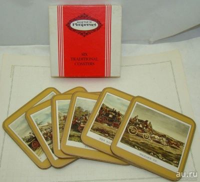 Лот: 11191061. Фото: 1. Pimpernel пробковые подставки... Предметы интерьера и быта