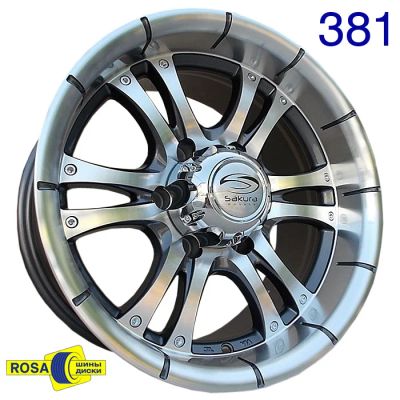 Лот: 3415822. Фото: 1. Комплект дисков Sakura Wheels... Диски