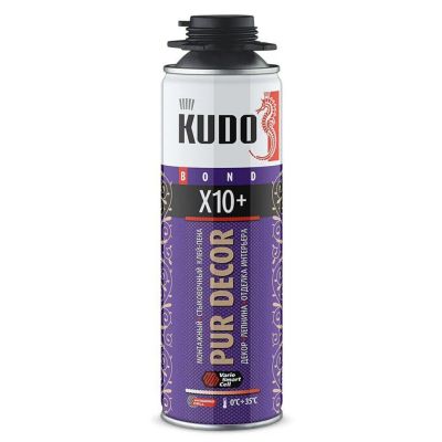 Лот: 24086039. Фото: 1. Клей-пена KUDO, Pur Decor X10... Клеи, герметики, пена монтажная, клейкие ленты