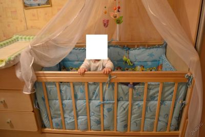 Лот: 5546701. Фото: 1. Кровать трансформер детская. Детские кровати и кроватки