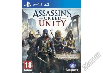 Лот: 5764694. Фото: 1. Игра для PS4 AC Unity ДИСК - обмен... Игры для консолей