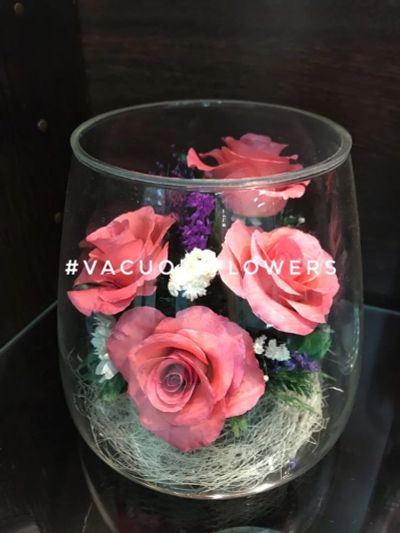 Лот: 9739935. Фото: 1. Живые цветы в стекле (вакууме... Свежие цветы