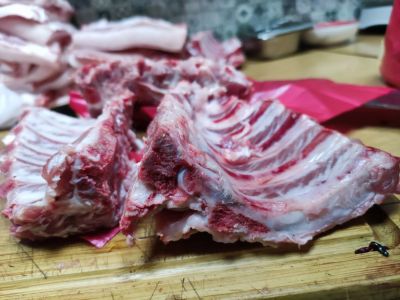 Лот: 20614294. Фото: 1. Ребра свиные. Мясо, птица, яйцо
